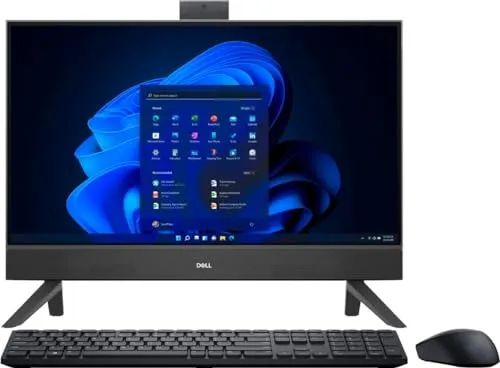 Dell Inspiron All-in-One 23.8' Touchscreen Desktop, Ryzen 5, 8GB RAM, 512GB SSD, Black