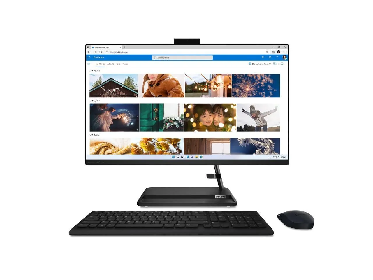 Lenovo 2023 IdeaCentre All-in-One Desktop 23.8' Touchscreen, Intel i3-1215U, 8GB RAM, 512GB SSD